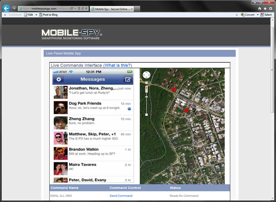 Free spy mobile phone software
